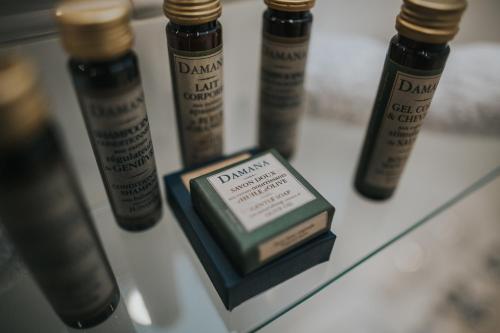 a box of dixon lab products on a shelf at Cragwood Country House Hotel in Windermere