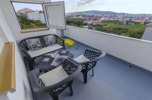 Balkón nebo terasa v ubytování Apartment Diva