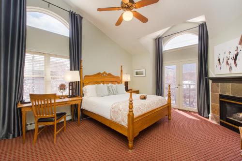 Katil atau katil-katil dalam bilik di The Bradley Boulder Inn