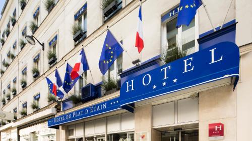 Certificato, attestato, insegna o altro documento esposto da Hôtel du Plat d'Etain