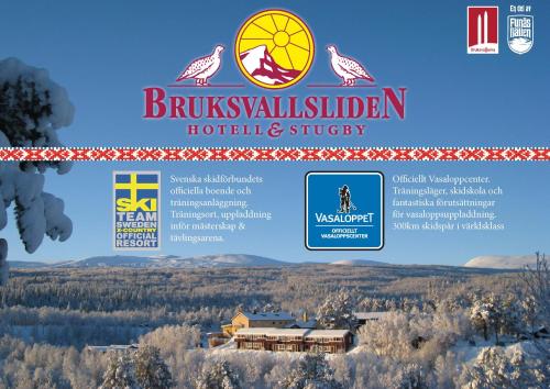 a flyer for the brunswick cullen hotel and symposium at Hotell Bruksvallsliden in Bruksvallarna