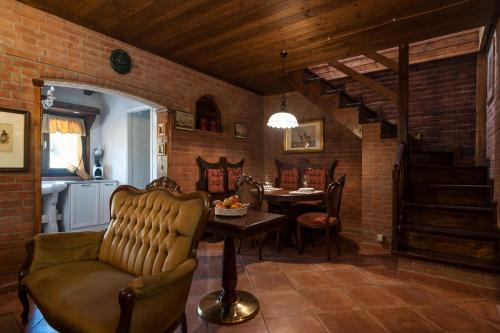 Ruang duduk di Podere Sant'Angelo
