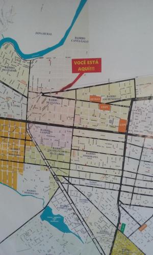 a map of the west texas county at Pousada Chalé Suiço in Parnaíba