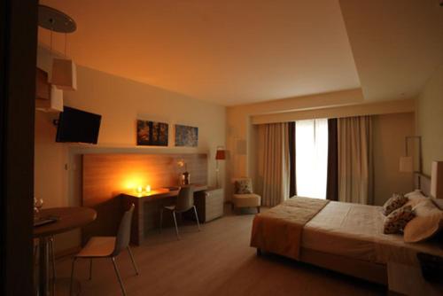 Кът за сядане в Turin Airport Hotel & Residence