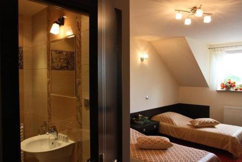 Ванна кімната в Hotel Wasik