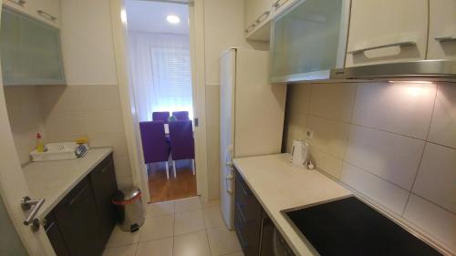 Kuchyň nebo kuchyňský kout v ubytování Apartments Belville Lux Belgrade