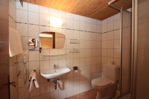 Rimmlhof & Rimmlstube tesisinde bir banyo
