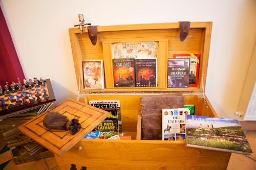 Knihovna v bed and breakfast