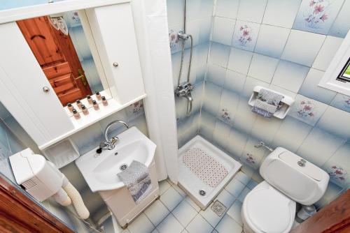 Phòng tắm tại Alex-Giannis Apartments, Barbati