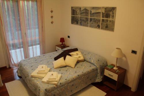 Posteľ alebo postele v izbe v ubytovaní La casa di Federica, at home
