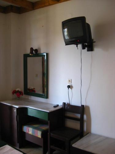 TV a/nebo společenská místnost v ubytování Valasis Studios