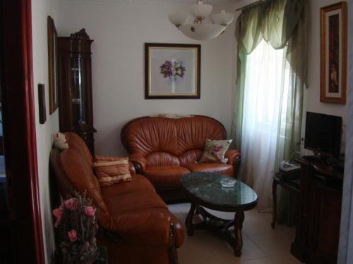 Posezení v ubytování Apartment Botanicheskiy Sad