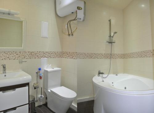 Koupelna v ubytování Mini Hotel on Poznyaky