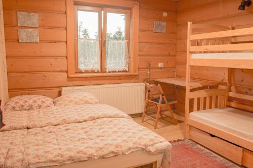 Cama o camas de una habitación en Chata MTB