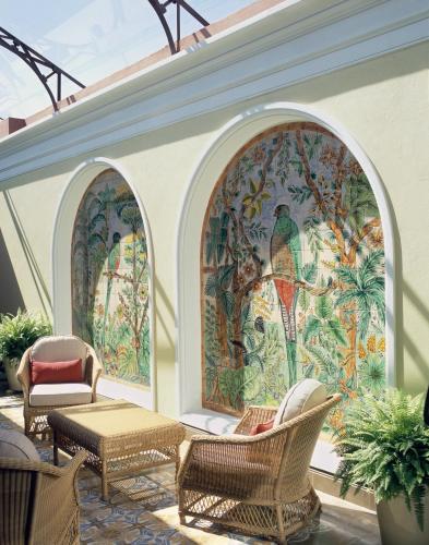Гостиная зона в Villa Maria Cristina Hotel