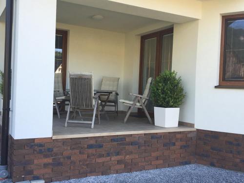 Patio nebo venkovní prostory v ubytování Privat Michalek