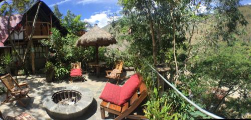 Сад в Eco Quechua Lodge