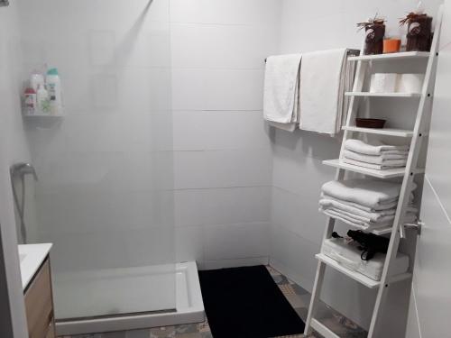 Koupelna v ubytování Finca El Trazo
