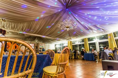Restaurace v ubytování Relais Leon d'Oro
