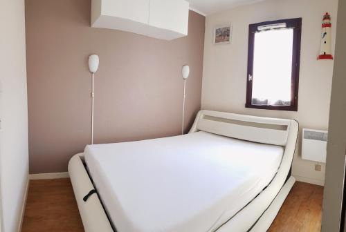 Postel nebo postele na pokoji v ubytování BEL Appartement jolie vue Mer