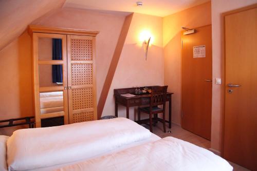 Cama o camas de una habitación en Hotel La Scala