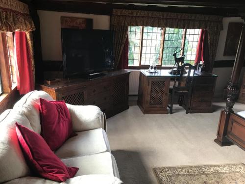 A seating area at The Old Hall Country House 