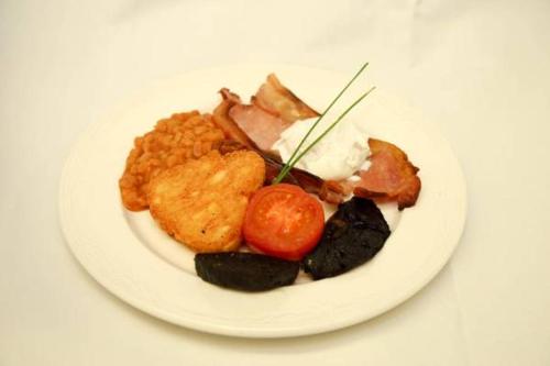 Food at or somewhere near the hotel 