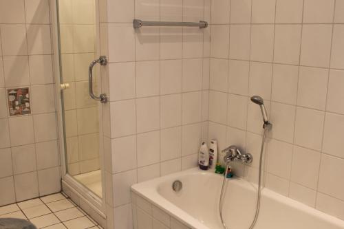 Een badkamer bij Ferienwohnung Rumpf****