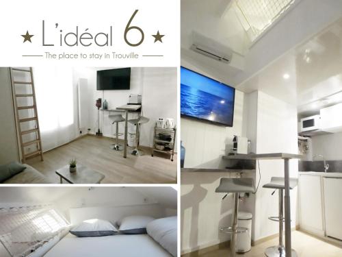 Televisyen dan/atau pusat hiburan di L'IDEAL 6 ( casino a 50m, plage a 150m)