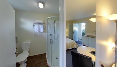 Kúpeľňa v ubytovaní Westport Spa Motel