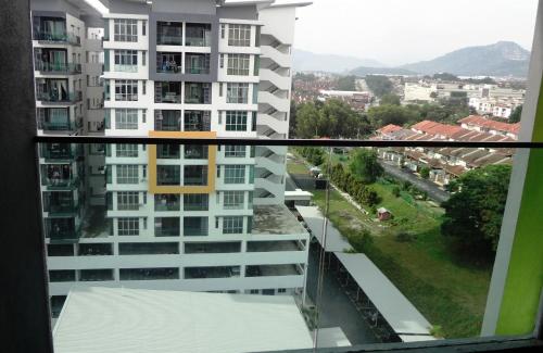 a view from the balcony of a building at Mahkota Cheras Sweet Condo 1-14 pax near MRT to KL in Kuala Lumpur