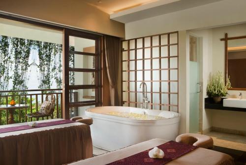 Koupelna v ubytování Ubud Village Hotel