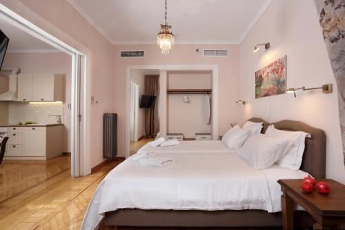 Katil atau katil-katil dalam bilik di V1935 Luxurious Apartments
