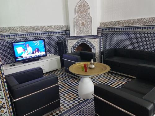 Posezení v ubytování Riad Soleil d'Or