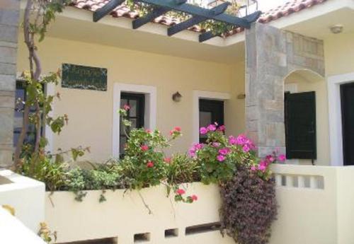 Κήπος έξω από το Aigialis Apartments & Studios