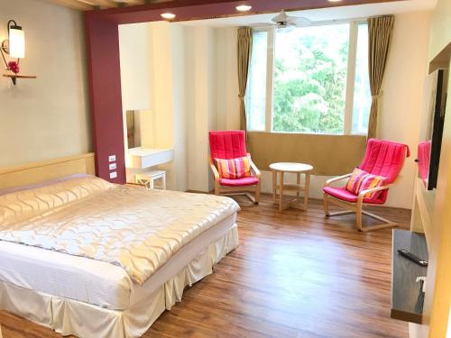 Postel nebo postele na pokoji v ubytování Saint Malo Homestay