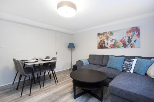 Posezení v ubytování Nordurey Apartments