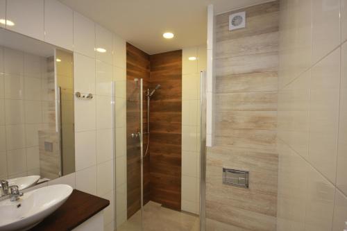 Kúpeľňa v ubytovaní Marina House Gizycko