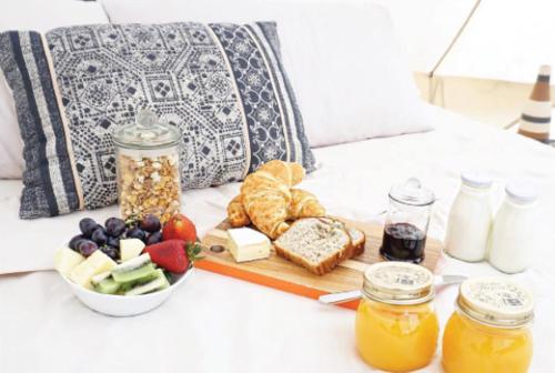 Možnosti raňajok pre hostí v ubytovaní Cosy Tents - Daylesford