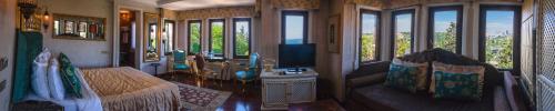 İstanbul Bosphorus Hotel Symbolaにあるテレビまたはエンターテインメントセンター