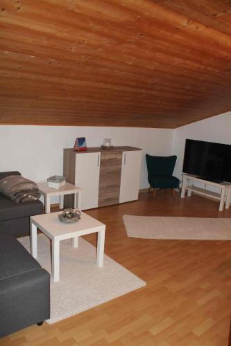 TV a/nebo společenská místnost v ubytování Apartment Sagtaler Spitze