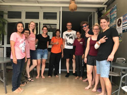 Tetamu yang menginap di Hub of Joys Hostel