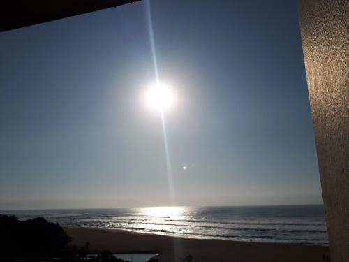 a view of the ocean from the balcony of a beach at Boulevard 501 in Margate