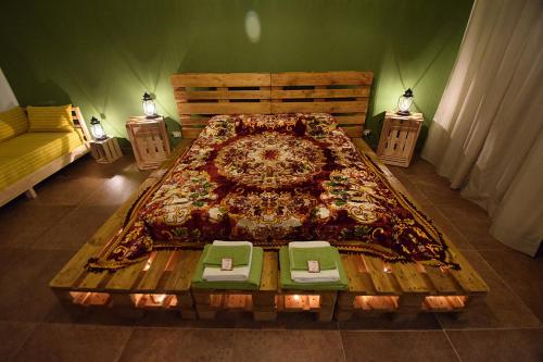 Posteľ alebo postele v izbe v ubytovaní Zù Mariu B&B