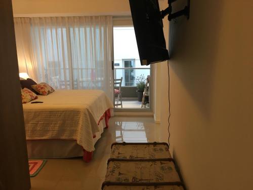 Postelja oz. postelje v sobi nastanitve Gala Puerto Apartamento 108