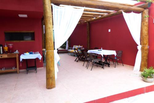 Restoran atau tempat makan lain di Pousada Três Marias Ilhabela