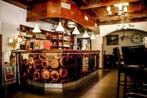 Lounge o bar area sa Framski Hram Guest House