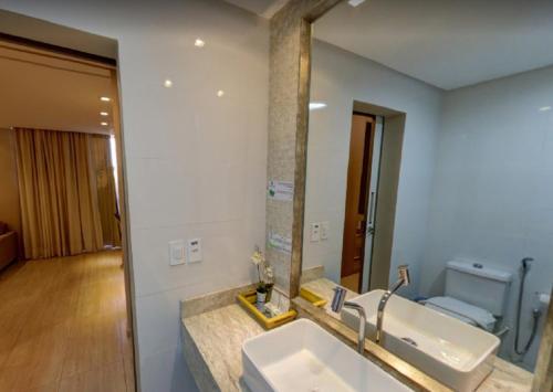 Bilik mandi di Ecos Hotel Tourist