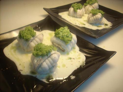 a plate of food with broccoli on top of it at Ai Campi Di Marcello Hotel in Monfalcone