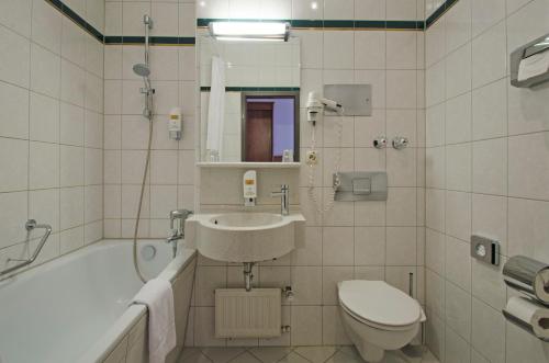Koupelna v ubytování 1, 2, sleep Boardinghouse Unterschleißheim Zentrum